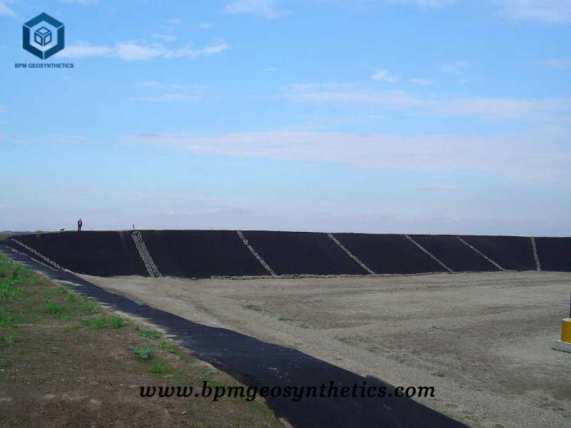 Black High Density Polyethylene Pond Liner for Salt Pond