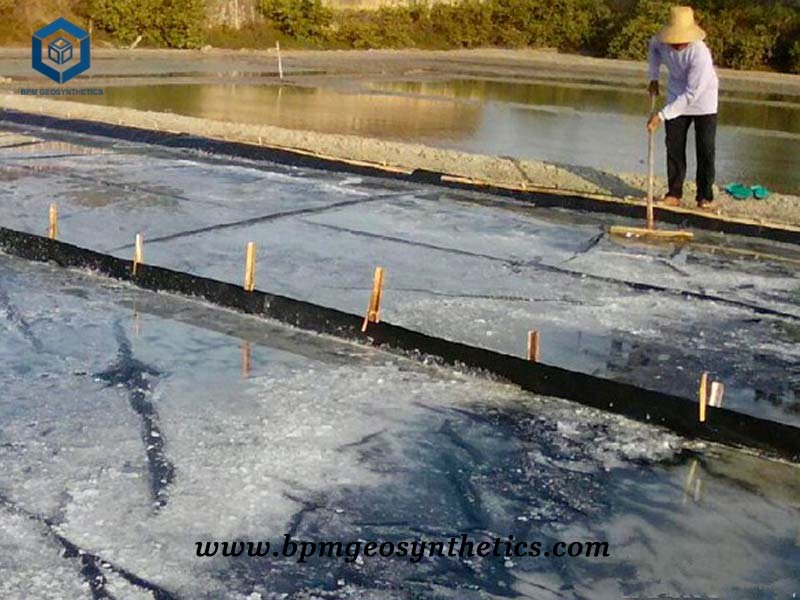 Pond Membrane for Salt Containment