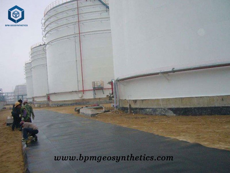 PVC Geomembrane for oil Storage Project in Indonesia