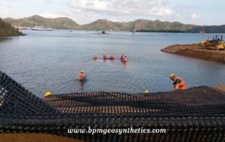 Geogrid for Gili Mas Port Construction in Indonesia