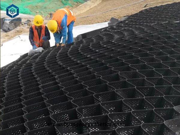 HDPE geocell for Slope Protection Project in Denmark