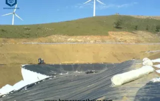 Landfill Membrane for Pulverized Coal Project In Columbia