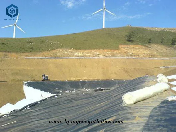Landfill Membrane for Pulverized Coal Project In Columbia