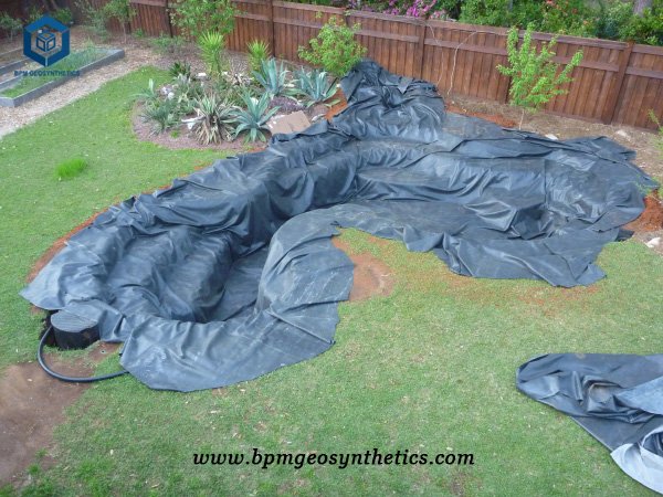 HDPE Performed Pond Liners for Garden Project in USA