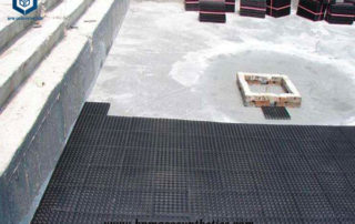 Garden Drainage Cells for Roof Garden Project in Morocco