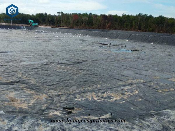 Black Pond Liner for Shrimp Farm Project in Philippines