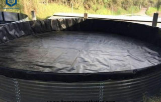 HDPE Tank Liner for Shrimp Tank in Indonesia