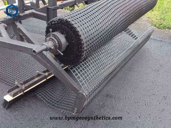Fiberglass Geogrid Fabric for Road construction in Canada