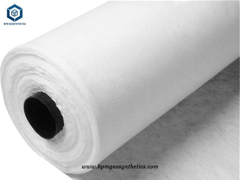 250gsm Non Woven Polyester Fabric for Causeway Construction in Philippines