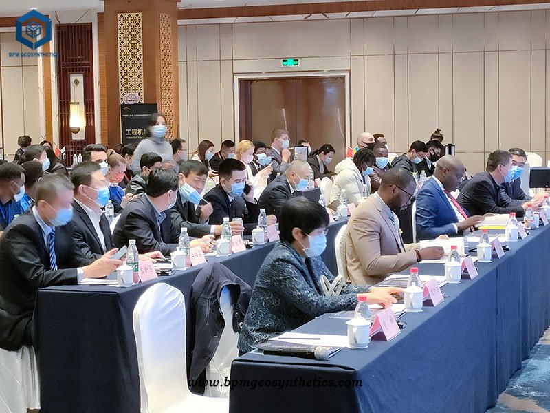 BPM Geosynthetics Attended Belt and Road Online Exchange Conference