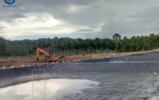 Deep Pond Liner for Fish Pond Project in Malaysia
