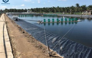 Impermeable Pond Liner for Shrimp Farming in Peru