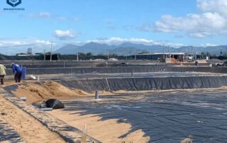 Geomembrane Pond Liner Roll for Shrimp Farm in Peru
