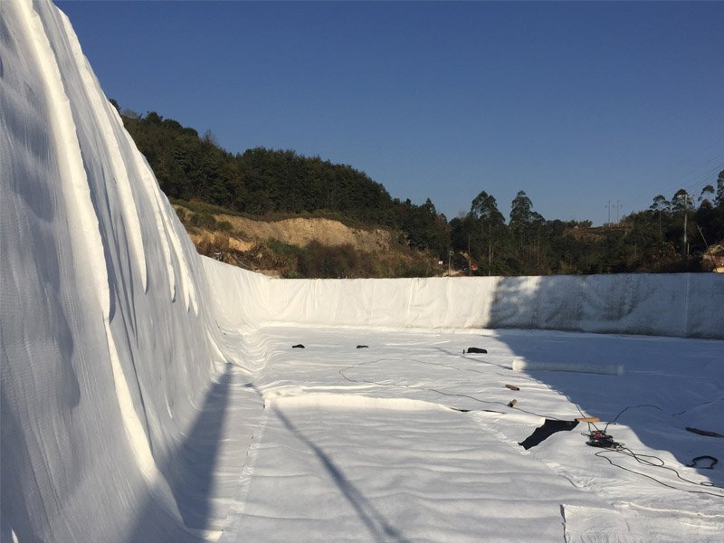 PP Staple Geotextile Fabric for Dam Pond