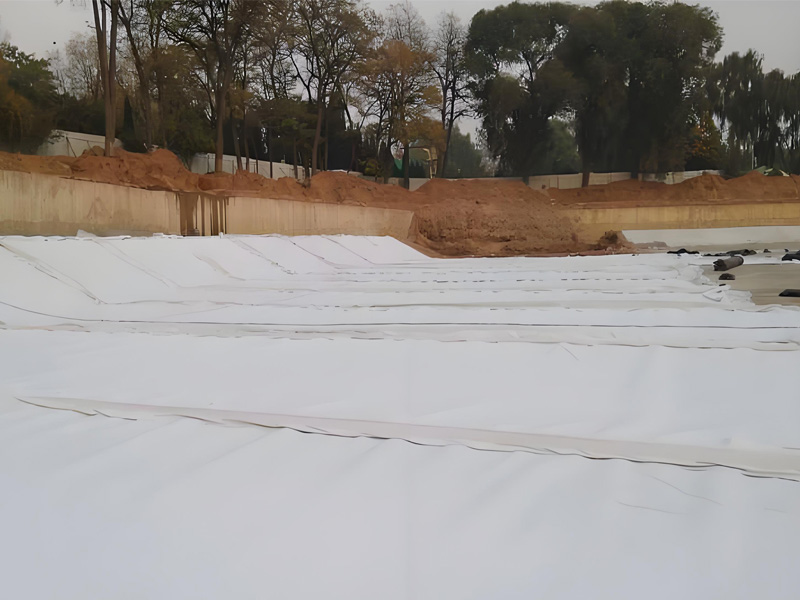 Long Fiber Filament 400g Geotextile With Composite Geomembrane